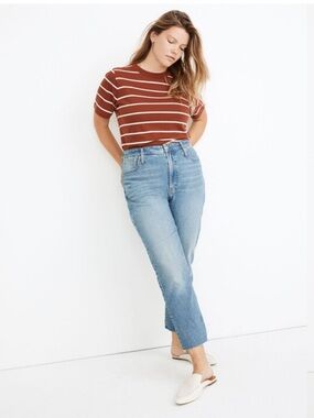 Madewell Curvy Perfect Vintage Retro Yoke Jean Enmore Wash - Style MB370 Size 27